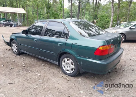 2000 Honda Civic Ex z USA, uszkodzony, nr VIN 1HGEJ8649YL065758